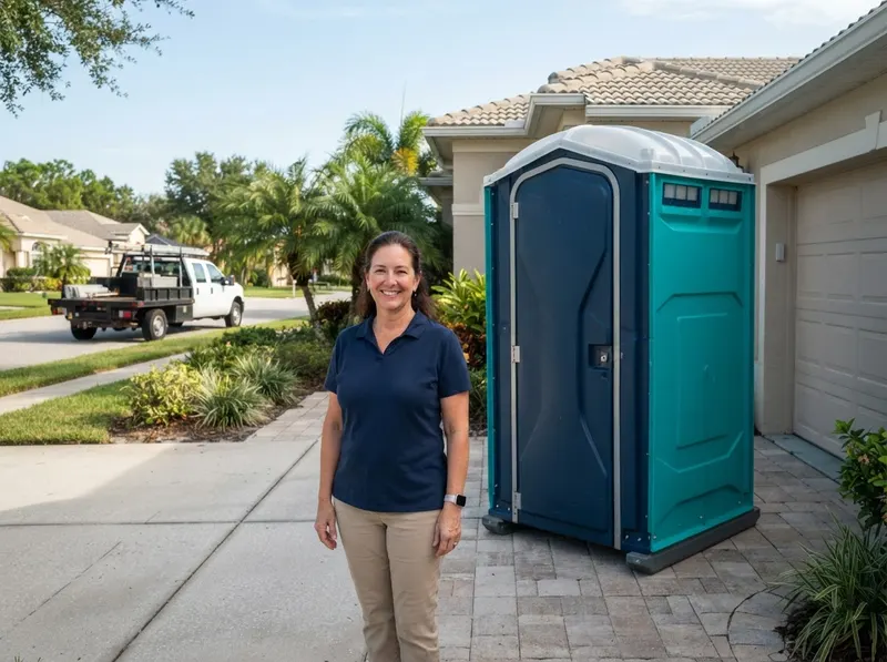 Standard Portable Restroom Rental in Sun City Center, FL